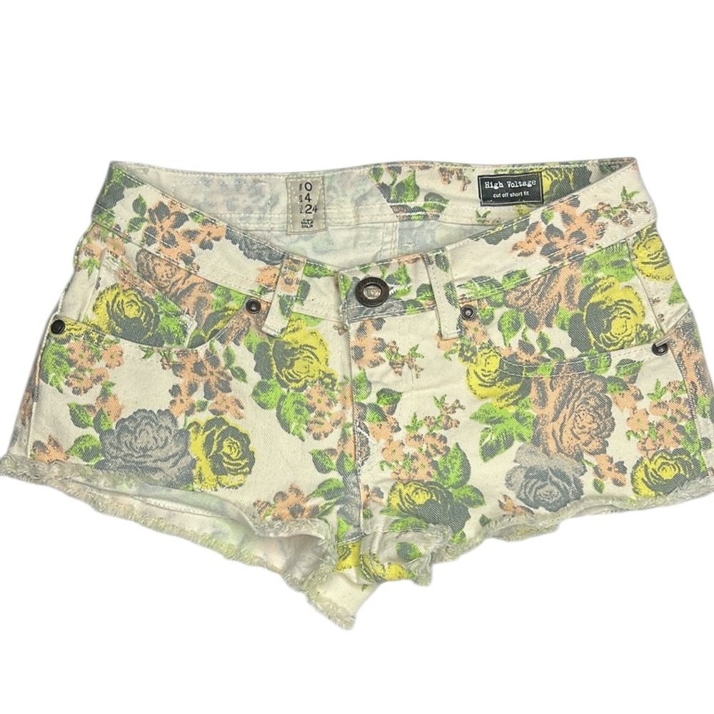 VOLCOM HIGH VOLTAGE Cut Off Short Fit Shorts. Size 0